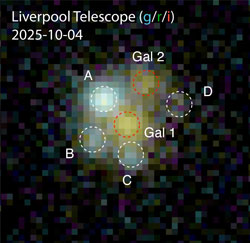 LT image of lensed supernova