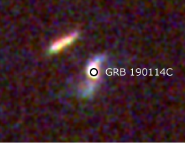 Visible light image of GRB 190114C
